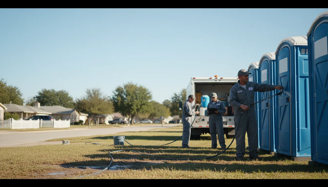 Long-Term Portable Toilet Rental in Clanton, AL near me